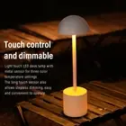 AU (White)Cordless Table Lamp 2000mAh Rechargeable LED 3 Color Dimming USB Desk