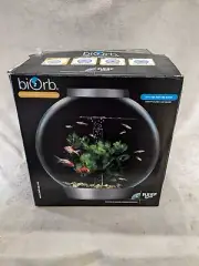 biOrb Aquarium 30 Fish Tank Classic Silver with LED Light And Air Pump 30L 8 Gal