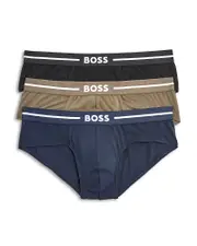 Boss Logo Hip Briefs, Pack of 3