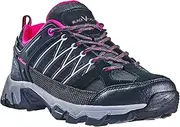 [Black Crevice] Women's Trekking Shoes, Low Cut Trekking Shoes, Waterproof Hiking Shoes, High-Quality Sports Outdoor Shoes, Padded Hiking Shoes for Women with Excellent Cushioning