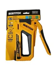"New" Bostitch 4-in-1 Multi Tracker Heavy Duty Manual Staple Gun - BTHT80277