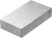 uxcell 50x90x20mm Steel Bench Block, Steel Block Metal Bench Block No Holes Matched Hardened Steel Flat 123 Blocks Precision Ground Milling for Jewelry Making Stamping Tool, Rectangle
