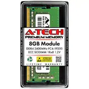 8GB DDR4 2400 ECC SODIMM Kingston KVR24SE17S8/8MA Equivalent Server Memory RAM