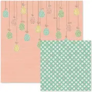 5p We R Memory Keepers WHOLESALE Scrapbook Paper Simply Spring Easter Eggs 12"