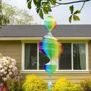 Helix Wind Spinners, Metal Garden Wind Spinners, Rainbow Outdoor Wind Spinner...