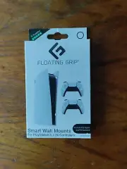 Floating Grip smart Wall Mount for ps5 console + 2 controllers