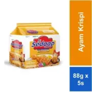 10 PACKS x 5 PCS Mi Sedaap Goreng Ayam Krispi 88g Crispy Chicken Fried Noodles