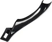 QXKSPG Car Interior Carbon Fiber Texture Black Door Pull Handle Protective Cover Trim, for BMW, for 5 Series F10 F18 2011-2017 Car Interior Door Handle(Carbon Left)
