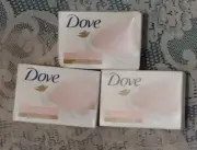 Lot (3) 4 oz Dove Pink Soap Bars New US3