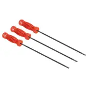 3Pcs Chainsaw Chain Sharpening File 4.0mm Round Chainsaw File Red