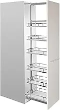 Provedore Pull Out Pantry - 400mm Cupboard - 1700mm-2000mm Adjustable Height