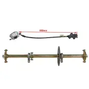 32'' 810mm Rear Live Axle Kit 420 Sprocket Brake Caliper For Go Cart Drift Kart