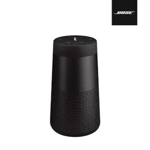 【BOSE】SoundLink Revolve II 防潑水 360° 全方向聲音 可攜式藍牙揚聲器 黑色(即贈Micro三色任選一)