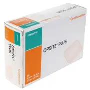 OPSITE POST-OP ADHESIVE FILM DRESSING WITH ABSORBENT PAD - 9.5 cm x 8.5 cm