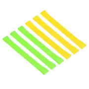 Towel Bands, 6in3 Sets 9.84x1 Inch Silicone Towel Chair Clips, Green, Yellow