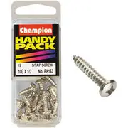 Champion Handy Pack Self-Tapping Screws BH153, 10G x 1/2"