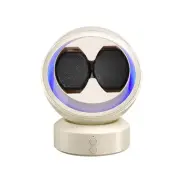 Automatic Watch Winder, 2 Slots Watch Case,Watch Winding Box with Silent Moto...