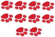 Gadpiparty 10Pcs Adorable Paw Patches Self Adhesive Decorative Cloth Coat Patches for Clothing Hats and Crafts Durable and Comfortable Embroidered Appliques for DIY Projects