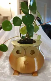 3D Printed Pot Planter - Owl - Candles Planter Pot Desk Tidy