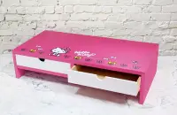 在飛比找Yahoo!奇摩拍賣優惠-♥小花花日本精品♥ Hello Kitty 電腦螢幕架 收納