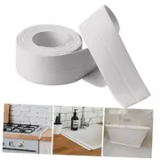 Bath & Kitchen Caulk Tape Sealant Strip,PVC Self Adhesive Tub and Wall White