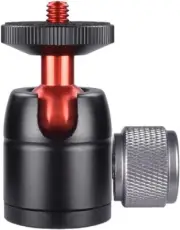 Mini Ball Tripod Head Adapter 360° Rotatable for DSLR Cameras Tripods Monopods