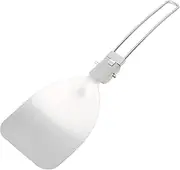 Stainless Steel Cooking Spoon Prevent Scalding Folding Rice Spoon Kitchen Outdoor Picnics Camping