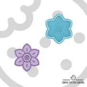 Mini Daffodill Cookie Cutter and Embosser - 5.4cm x 4.7cm
