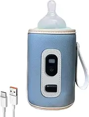 Feeder Bottle Warmer Cover, Travel Bottle Warmer, Temperature Adjustment Portable Bottle Warmer Insulation Cover Baby Milk Heat Keeper Cover for Car Travel