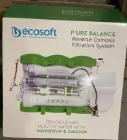 Ecosoft P’ure Balance Reverse Osmosis Filtration System. 6 Stage. Whole Home.