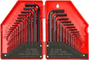 30-Piece Hex Key Set Industrial Grade Alloy Steel Allen Wrench Sets with Storage