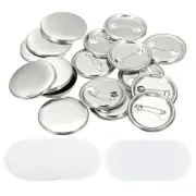 1.44" Blank Button Making Supplies,50Pcs Badge Parts for Button Maker Machine