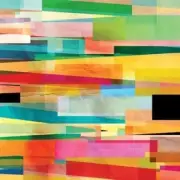 Modern Art - Crepe Paper 12x12 Scrapbook Papers by Ella & Viv - 5pcs