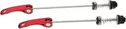 E-Bike Wheel Hub 2PCS Quick Release Axle Skewers Red for Road and Mountain Bicycles