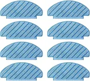 Compatible with ECOVACS DEEBOT OZMO T8 Max T8 AIVI T9 MAX T9 AIVI Washable Mop Cloths Robot Vacuum Cleaner Mop Pads Mop Rags Spare Parts (Color : 8pcs)