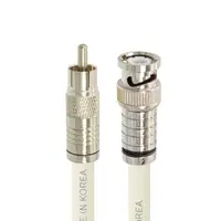 在飛比找Coupang 酷澎優惠-Soltop RCA 轉 BNC 白色電視同軸電纜 15m