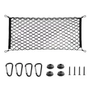 Car Cargo Net Storage Organizer Stretchable Car Interior Accessories with Hooks