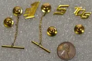 Snap-on Tools 10K Gold Pins Tie Tacks #1, S & TQS Vintage Old NOS 1980's