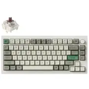 Keychron Q1M-P3 Q1 Max 75% Custom Keyboard - Shell White Gateron Jupiter Brown [Q1M-P3]