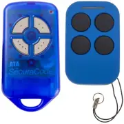 ATA PTX4 Blue Replacement Auto Openers AOTX4 2Yr Warranty Keyring Remote Control