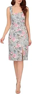 [Adrianna Papell] Women's Floral Matelasse Dress