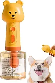 Shampoo Sprayer for Dogs - Refillable Soap Dispenser | Shampoo Dispenser for Electric Foam Machines | Bear Rechargeable Cleaning Tools in Dinosaur Foam | For