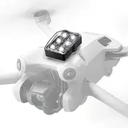 NEEWER Drone Strobe Light, Anti Collision Night Flight Light with 4 Flash Modes/4.5H Runtime/Light Rain Proof, Compatible with DJI Mini 4 Pro Mini 3 2 SE Mavic Air 3 2, DL6W White