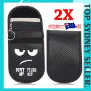 2x Car Key Signal Blocker Case Faraday Cage Fob Pouch Keyless RFID BlockingBag