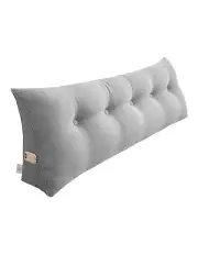 [SOGA] Triangular Wedge Bed Pillow 180cm in Silver