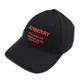 BURBERRY 8043040 品牌電繡英字LOGO棉質棒球帽.黑紅