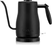 Bodum Bistro Gooseneck Water Kettle, 1.0 Litre Capacity,Black