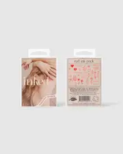 Red Ink Temporary Tattoo Pack