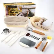 Bread Proofing Basket Set, 11'' Oval & 11'' Oval Banneton Sourdough Proofing ...