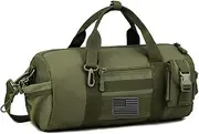 [ArcEnCiel] Small Tactical Duffle Bag Men Gym Pack Military Molle Shoulder Bags Shoes Storage Sports Handbag with Patch